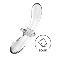 Double Crystal Glass Dildo Transparent