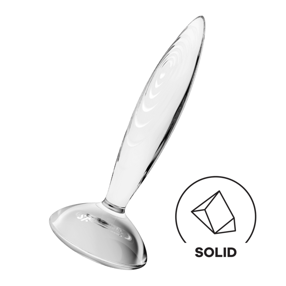 Funkelnder Kristall - Glasdildo - Transparent