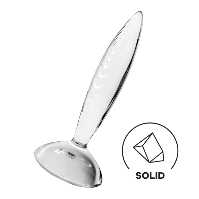 Funkelnder Kristall - Glasdildo - Transparent