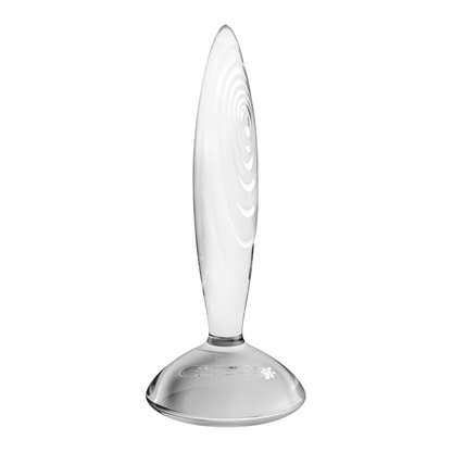Funkelnder Kristall - Glasdildo - Transparent