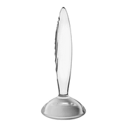 Funkelnder Kristall - Glasdildo - Transparent