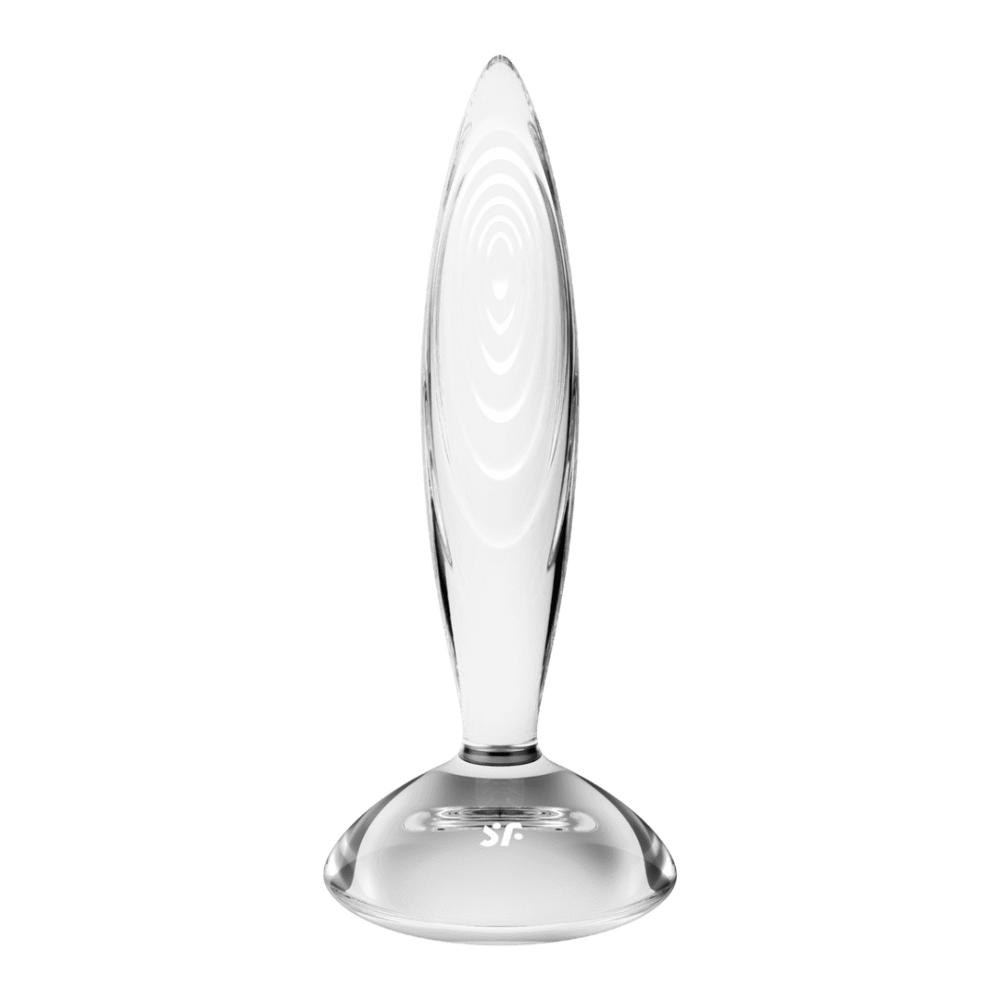 Funkelnder Kristall - Glasdildo - Transparent