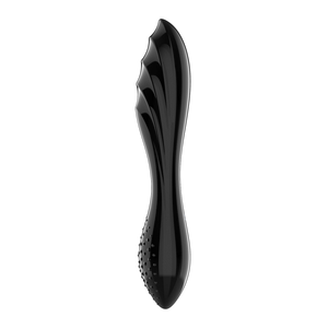 Dazzling Crystal 1 - Glass Dildo - Black