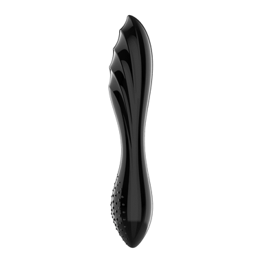 Dazzling Crystal 1 Glass Dildo Black