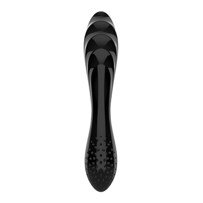Dazzling Crystal 1 - Glass Dildo - Black
