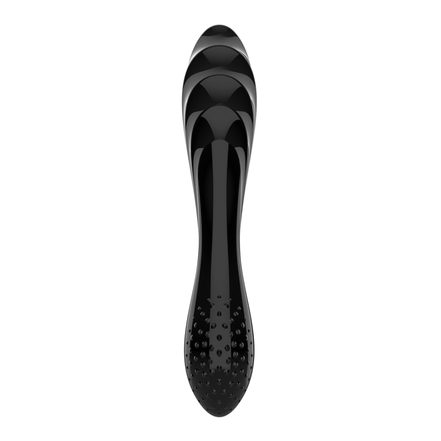Dazzling Crystal 1 - Glass Dildo - Black
