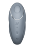 Satisfyer Tap & Climax 1 Lay-on vibrator | Blauwgrijs
