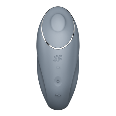 Satisfyer Tap & Climax 1 Lay-on vibrator | Blauwgrijs