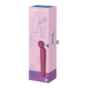 Verpakking Satisfyer Planet Wand-er wand vibrator berry roségoud, doos met productafbeelding