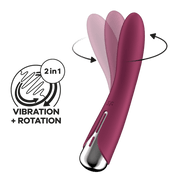 Satisfyer Spinning Vibe 1 G-Spot Vibrator Rood