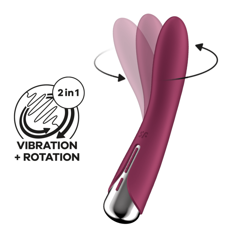 Satisfyer Spinning Vibe 1 G-Spot Vibrator Rood