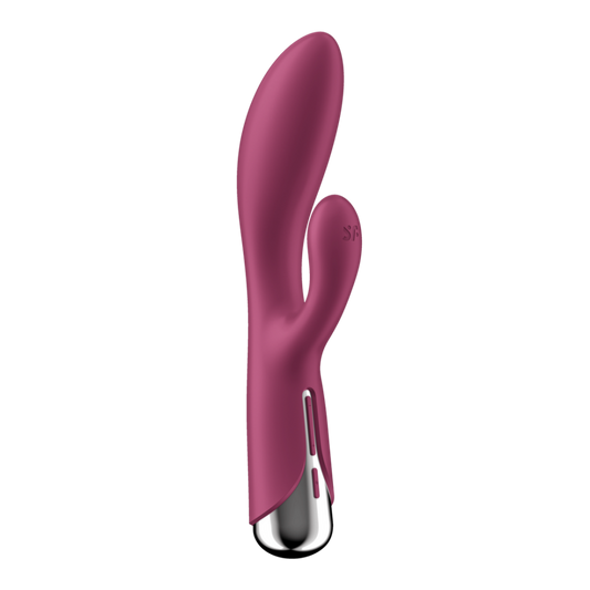 Spinning Rabbit 1 - Rotating Rabbit Vibrator - Red | Satisfyer
