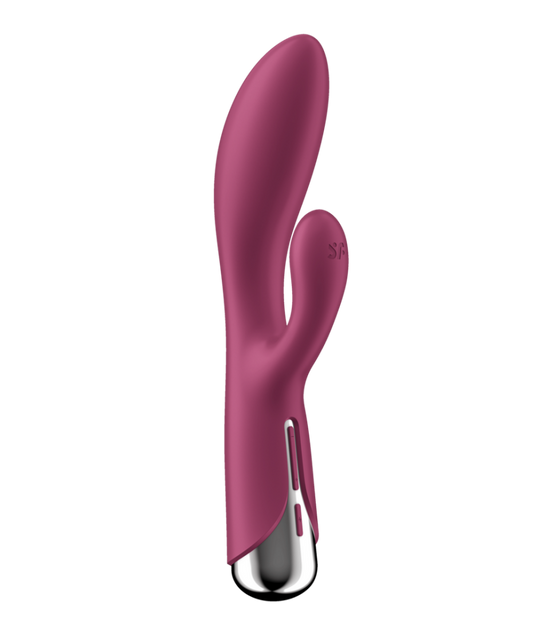 Spinning Rabbit 1 - Rotating Rabbit Vibrator - Red | Satisfyer