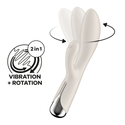 Spinning Rabbit 1 – Rotierender Rabbit-Vibrator – Beige | Befriediger