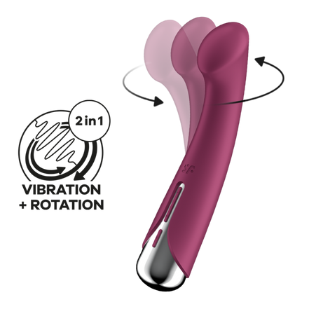 Spinning G-Spot 1 – Rotierender G-Punkt-Vibrator – Rot | Befriediger