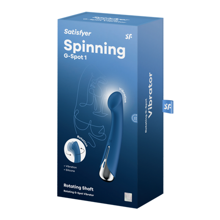 Spinning G-Spot 1 – Rotierender G-Punkt-Vibrator – Blau | Befriediger