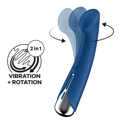Spinning G-Spot 1 - Rotating G-Spot Vibrator - Blue | Satisfyer