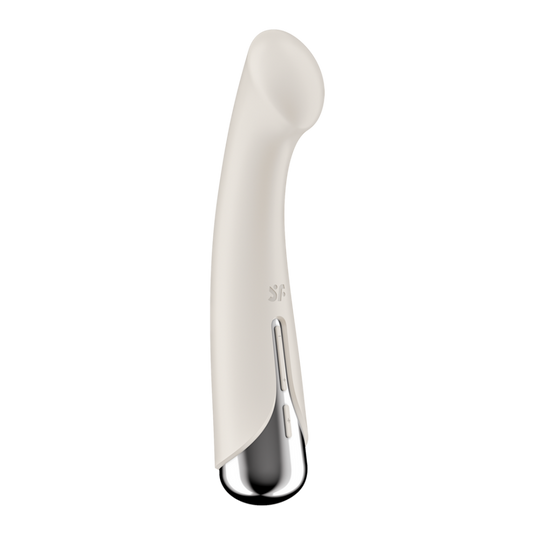 Spinning G-Spot 1 - Rotating G-Spot Vibrator - Beige | Satisfyer