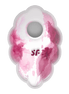 Satisfyer Cloud Dancer rood onderaanzicht drukgolfvibrator ergonomisch design clitoris stimulator