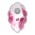 Satisfyer Cloud Dancer rood onderaanzicht drukgolfvibrator ergonomisch design clitoris stimulator