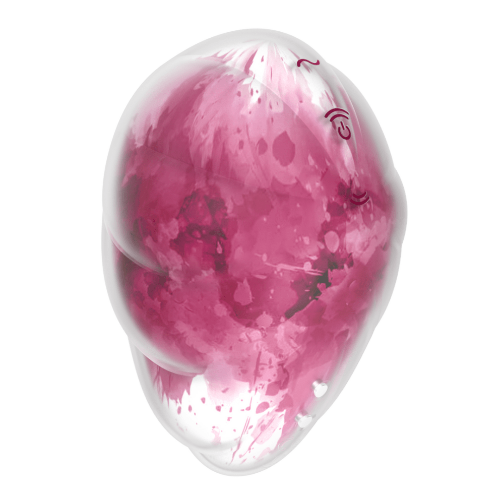 Satisfyer Cloud Dancer drukgolfvibrator rood, compacte clitorisstimulator met Air Pulse technologie en siliconen afwerking
