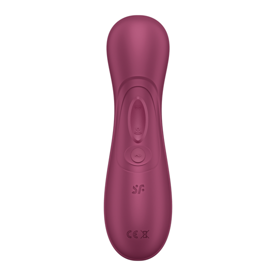 Satisfyer Pro 2 Generation 3 – Double Air Pulse Vibrator – Liquid Air und Connect App – Weinrot | Befriediger