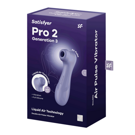 Satisfyer Pro 2 Generation 3 - Double Air Pulse Vibrator - Liquid Air - Lila | Satisfyer