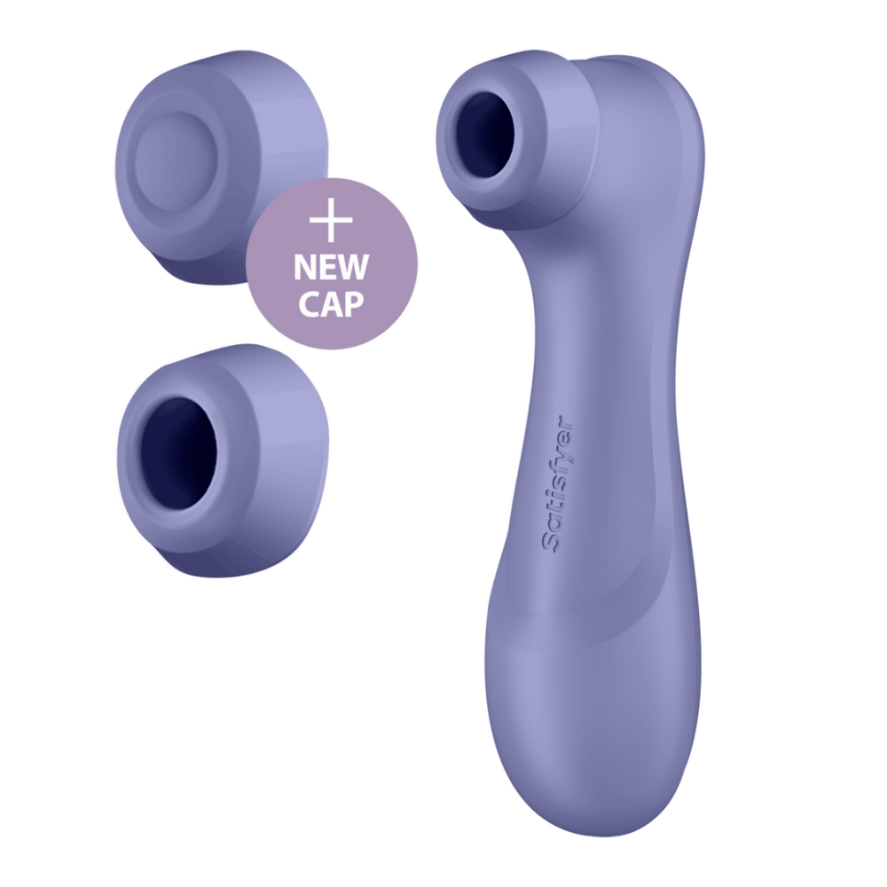 Satisfyer Pro 2 Gen 3 lila set, vibrator met opzetstukken en magnetische USB oplaadkabel, productoverzicht