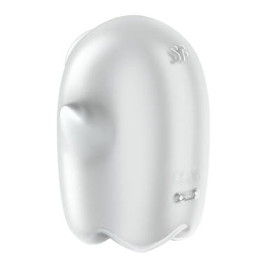 Glowing Ghost - Glow in the Dark - Double Air Pulse Vibrator - White | Satisfyer