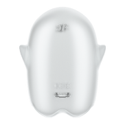 Satisfyer Glowing Ghost wit, onderzijde met oplaadpunt, compacte luchtdrukvibrator