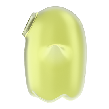 Glowing Ghost - Glow in the Dark - Double Air Pulse Vibrator - Yellow | Satisfyer
