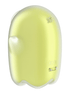 Satisfyer Glowing Ghost Dubbele Air Pulse vibrator | Geel