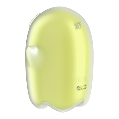 Glowing Ghost - Glow in the Dark - Double Air Pulse Vibrator - Yellow | Satisfyer