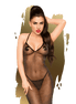 Penthouse Love On Fire Lange Jurk Zwart, Maat S/M