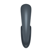 Satisfyer G for Goddess 1 donkergrijs, achteraanzicht, gladde siliconen behuizing met handgreep
