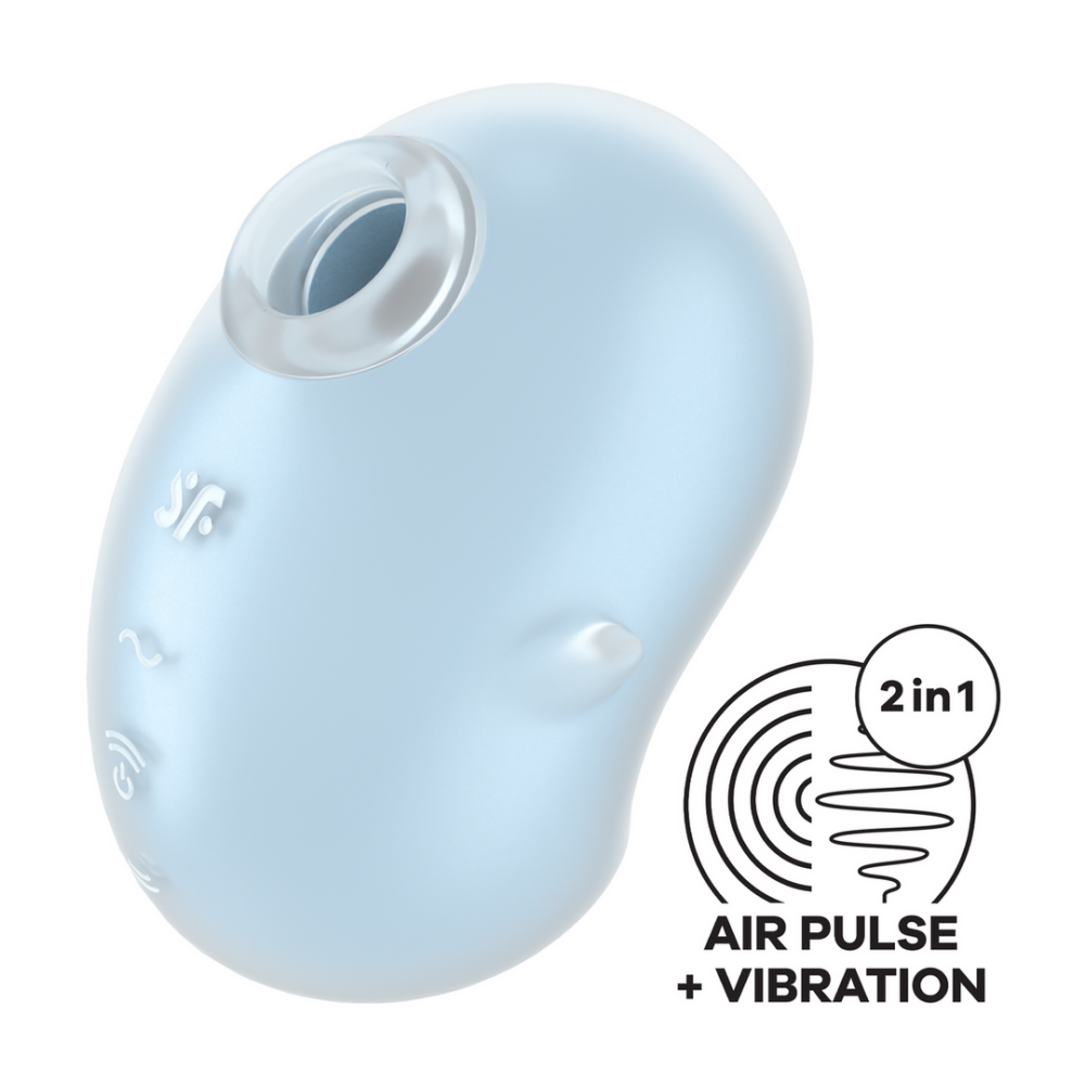 Cutie Ghost – Air Pulse Vibrator – Blau | Befriediger