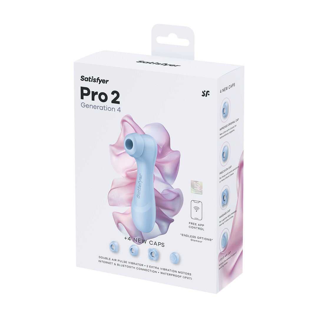Pro 2 Generatie 4 - Dubbele Luchtpulsvibrator - Serene Blauw