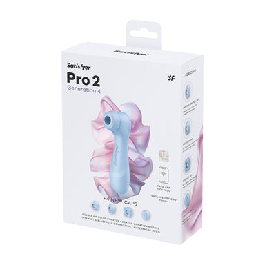Pro 2 Generatie 4 - Dubbele Luchtpulsvibrator - Serene Blauw