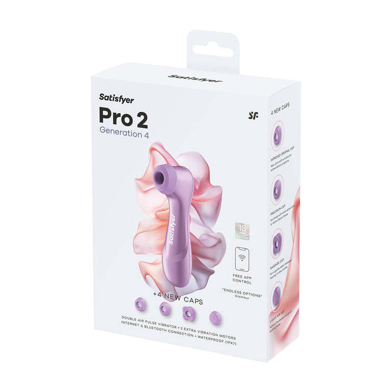 Pro 2 Generatie 4 - Dubbele Luchtpulsvibrator - Amethist