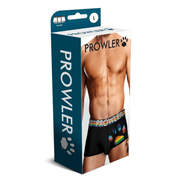Verpakking Prowler Oversized Paw Trunk zwart maat L met modelfoto en paw-logo branding