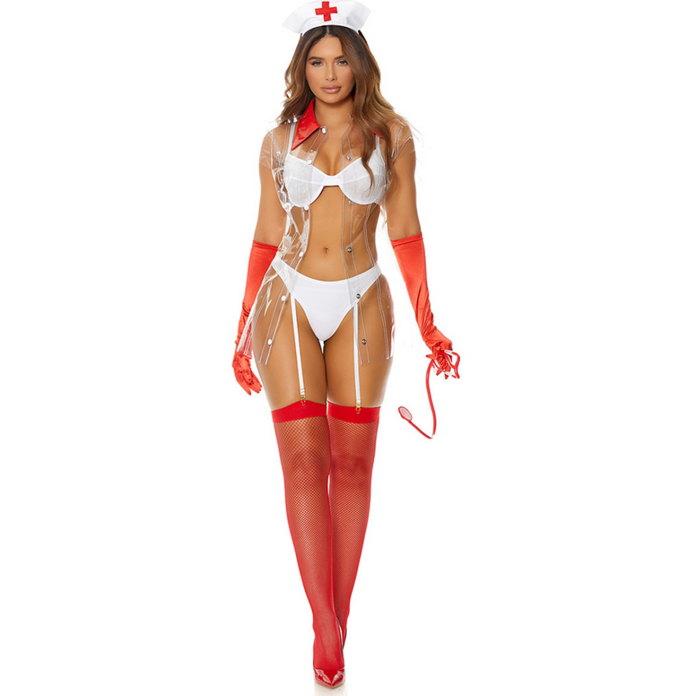 Forplay Nurse Me Verpleegster | Maat M/L Wit
