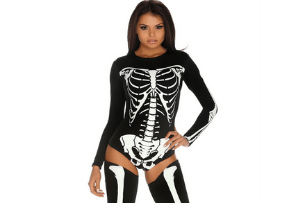 Forplay Bad to the Bone Skelettkostüm | Größe M/L Schwarz