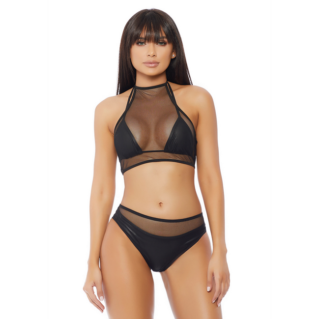 Impulse Top and Panty - L/XL | Black | Forplay