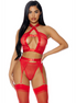 Forplay Golden Hour Dessous-Set rot Größe M