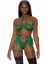 Forplay In Full Bloom lingerie set green size S