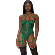 Forplay Watch Her Bloom teddy groen maat M