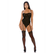 Forplay Feline Sexy Teddy | Maat XL Zwart