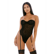 Forplay Chain Your Mind Teddy | Maat XL Zwart