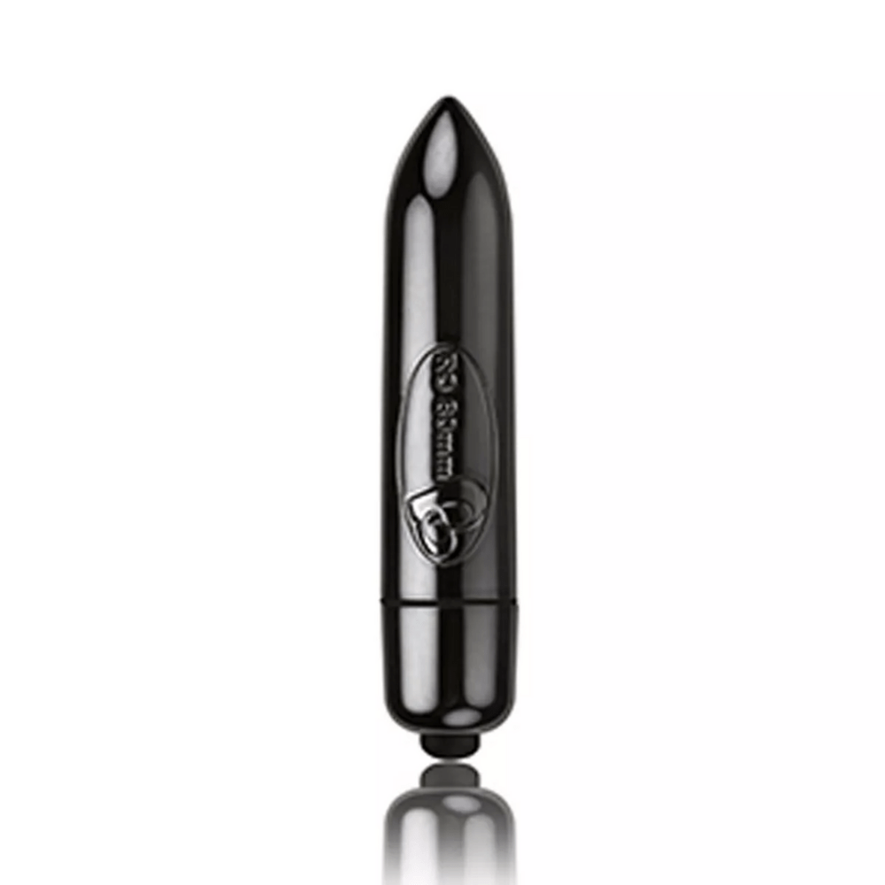 Rocks-Off vibrerende bullet 80 mm met 7 snelheden, zwarte mini vibrator