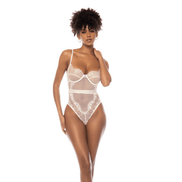 Mapalé Teddy kant en mesh in maat S ivory